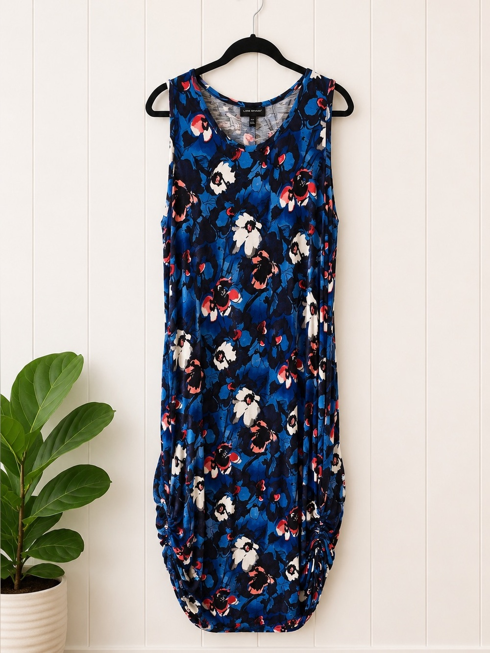 Lane Bryant Plus Size Floral Sleeveless Midi Dress 18/20